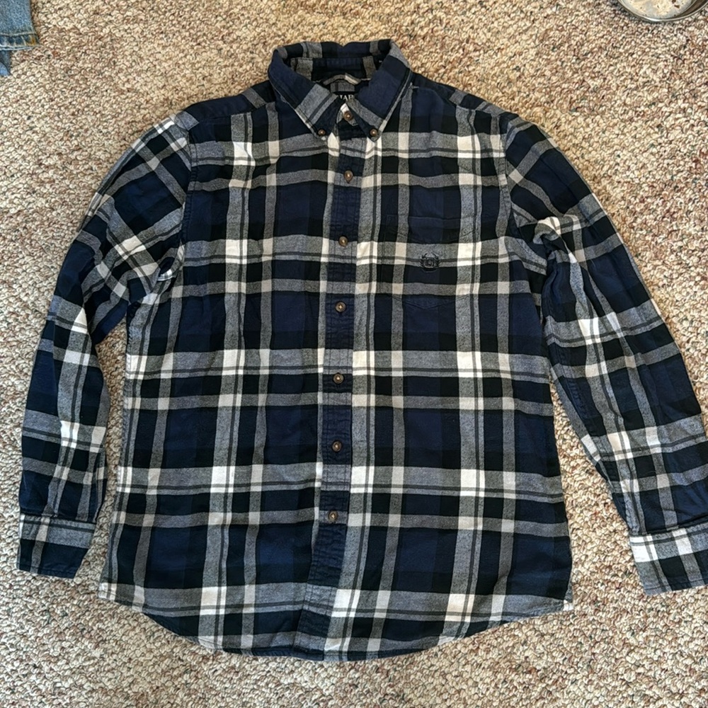 Chaps Performance Blue Flannel